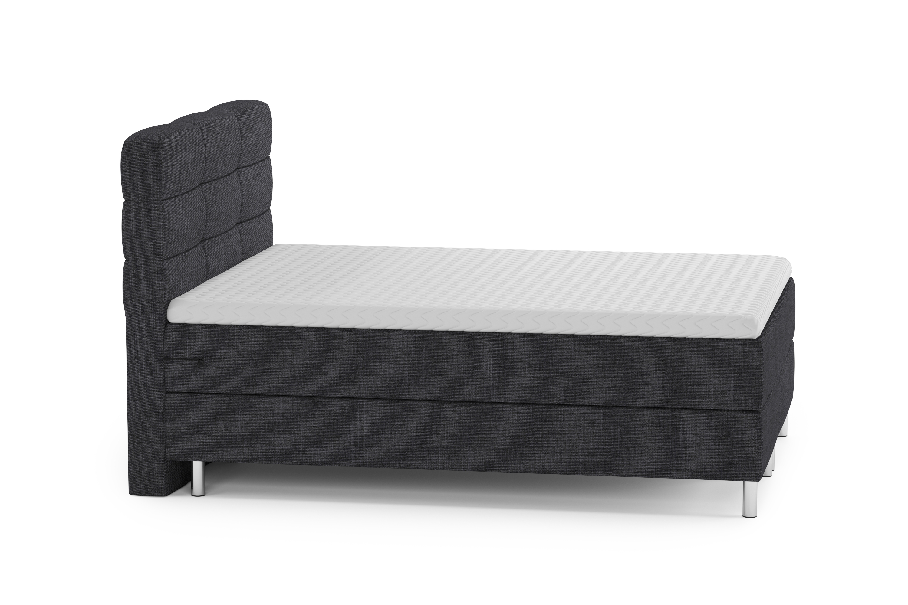Boxspringbett MIDNIGHT 140 x 200 cm anthrazit