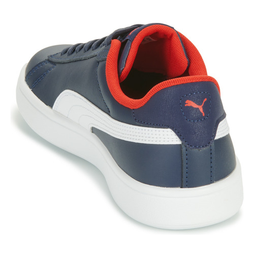 Puma - SMASH 3.0 L JR - Marine / Blanc / Rouge