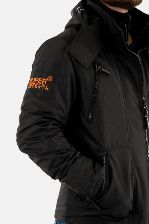Blousons et vestes superdry hooded mtn windbreaker 02a black