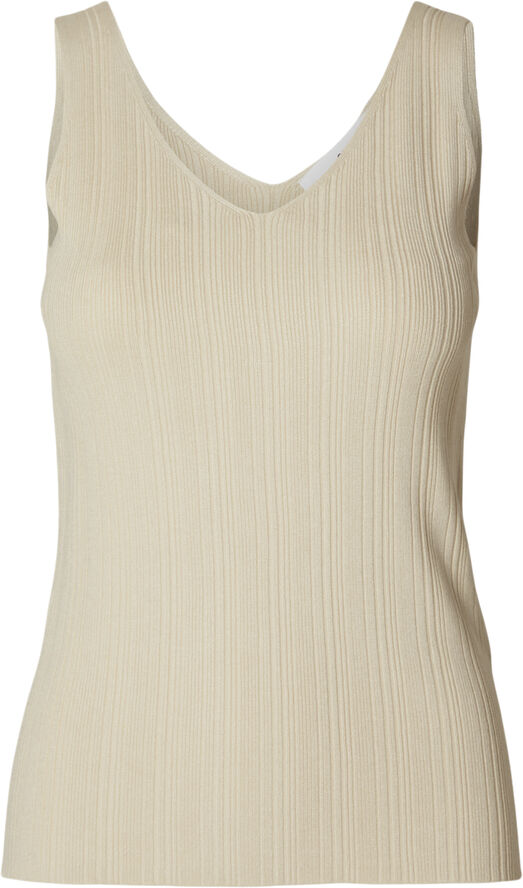 Selected Femme SLFTRIXIE NEW SL KNIT TOP Birch
