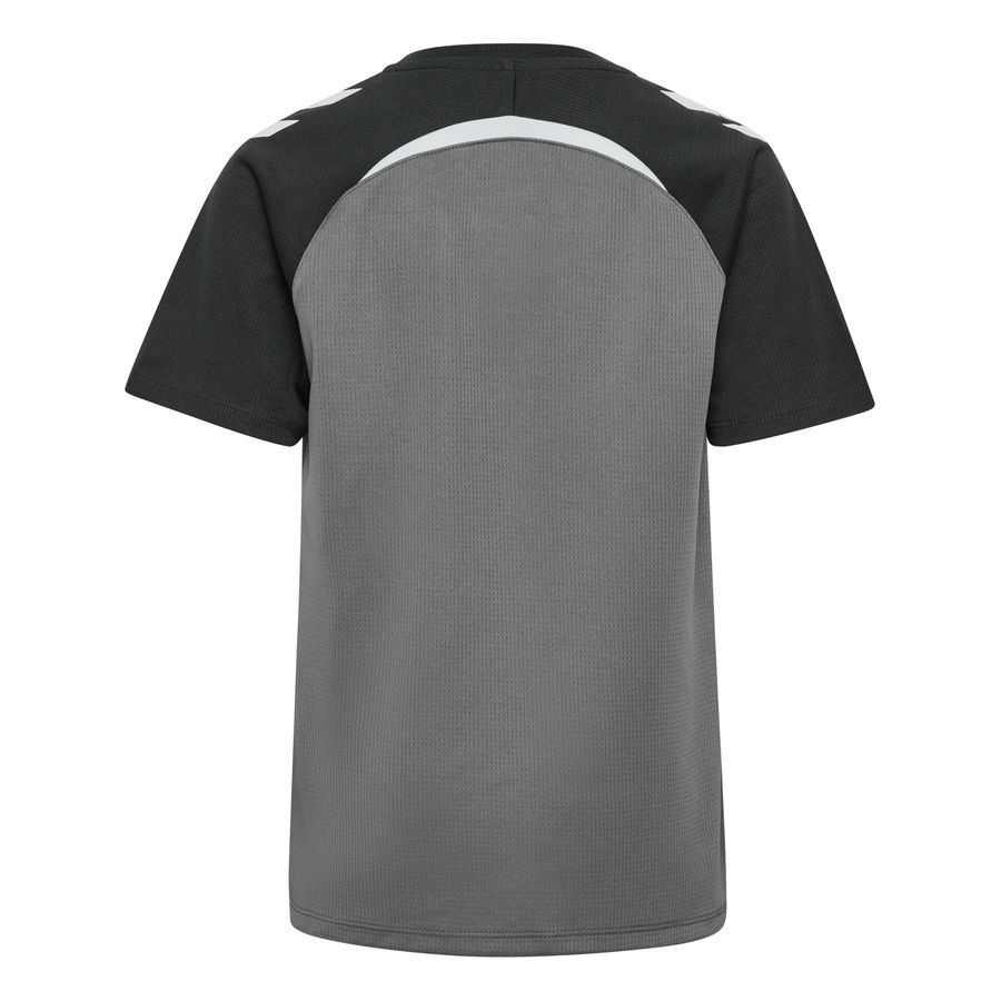 Hummel T-shirt d'Entraînement hmlLEAD 2.0 - Gris/Gris/Blanc Enfant