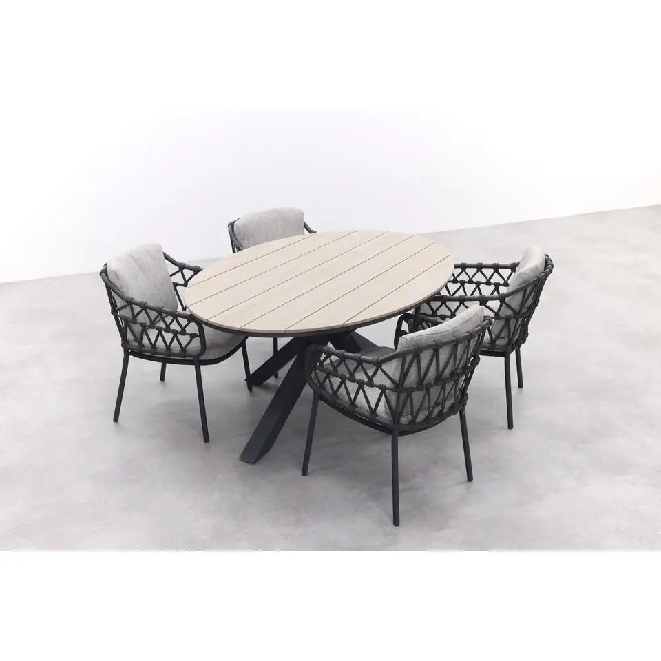 4 Seasons Calpi / GI Edison 180 x 115 cm. tafel - ovale tuinset