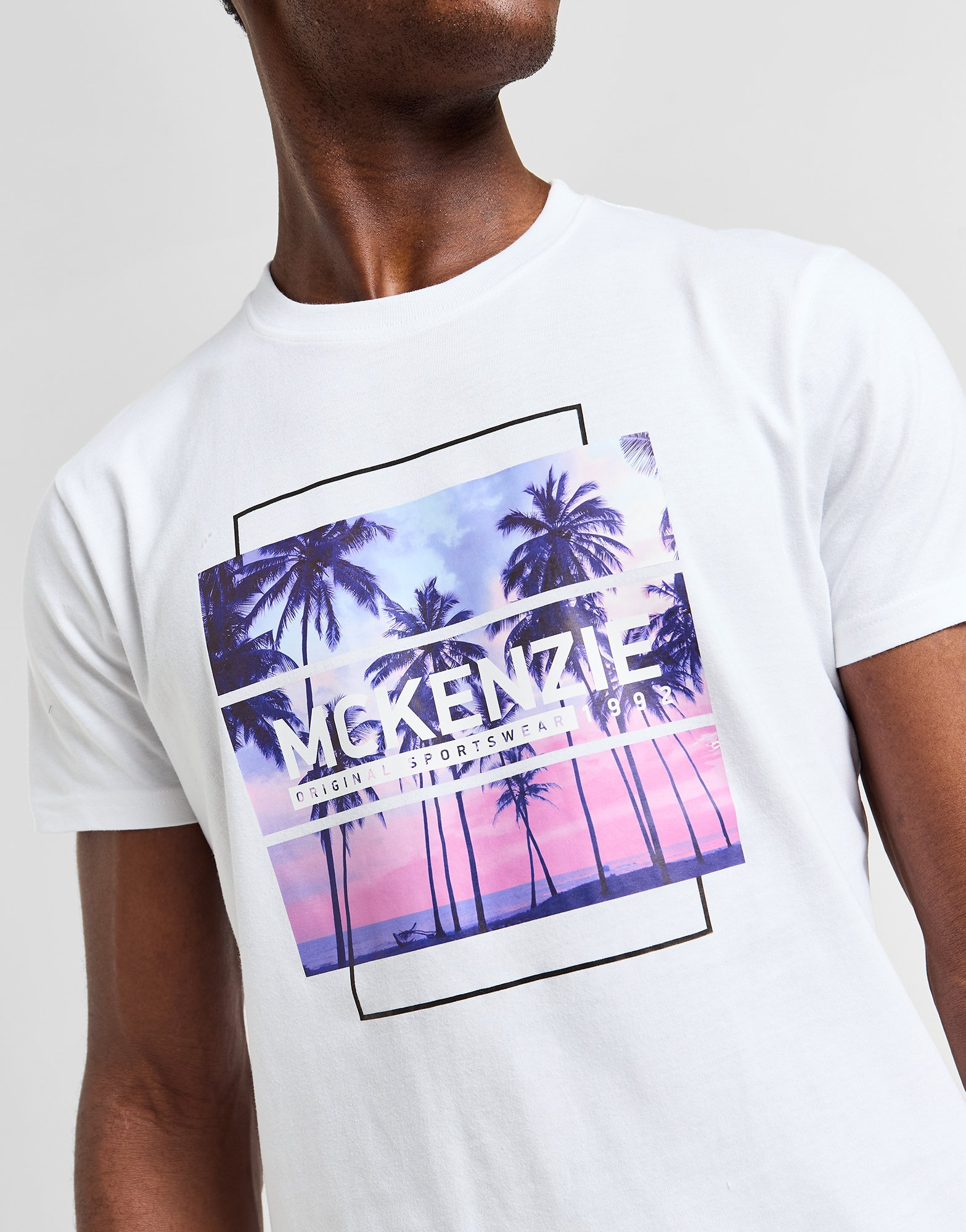 McKenzie T-shirt Sunset Palm Homme
