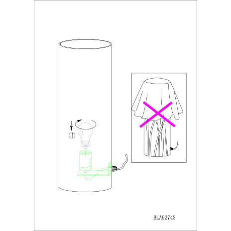Rivato bordlampe