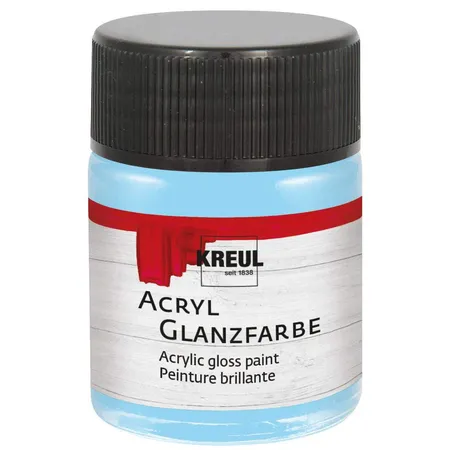 KREUL Acryl Glanzfarbe Hellblau 50 ml