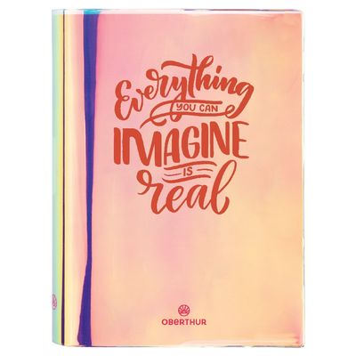 Agenda Moon - 1 jour par page - 13 x 18 cm - rouge - Oberthur
