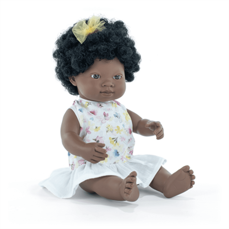 Miniland Dukke Afrikansk, 38 cm. - My Friends & Me