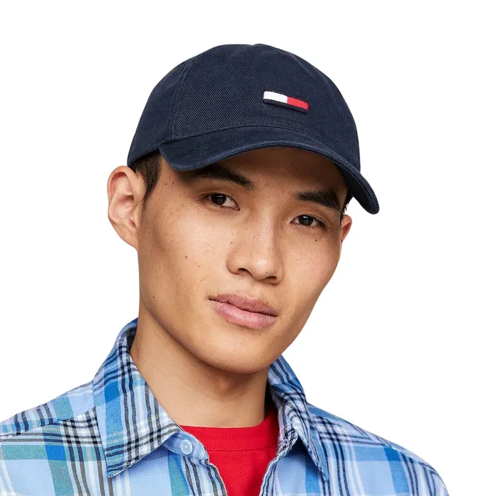 Tommy Hilfiger Jeans Elongated Flag Denim Cap Heren
