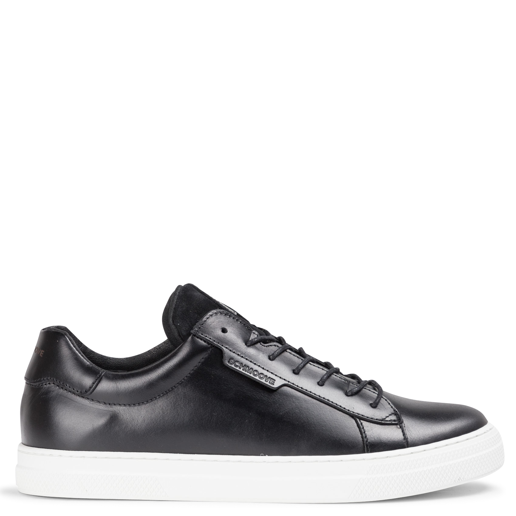 SPARK CLAY - Baskets basses en cuir lisse | Noir