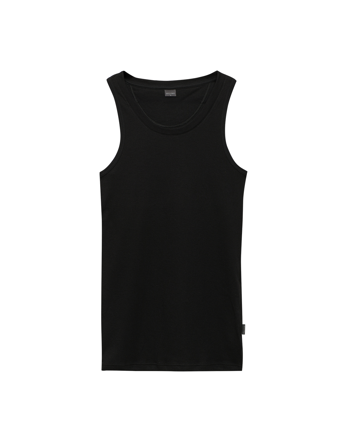 Tanktop van katoen voor heren in Zwart