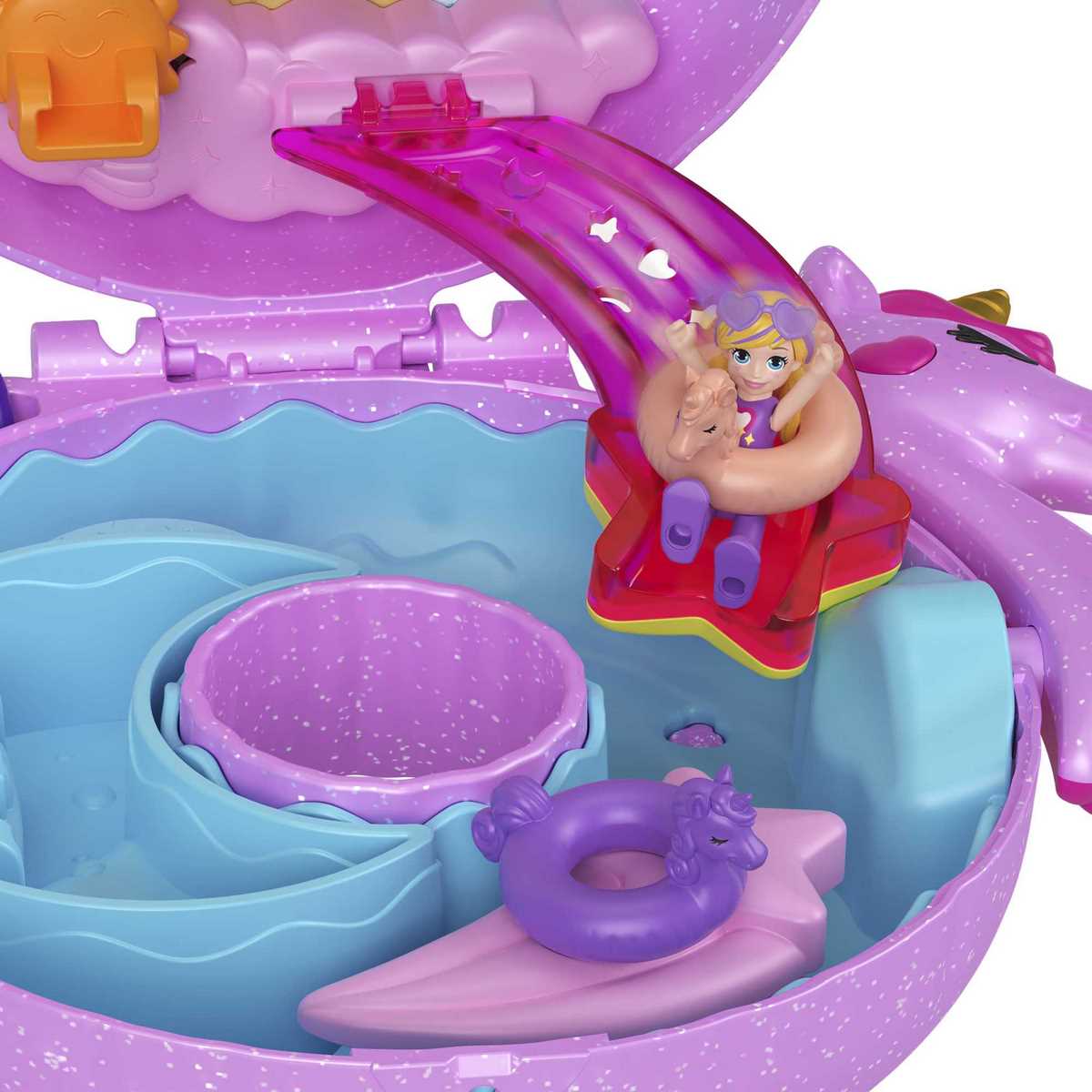Coffret Polly Pocket - bouée licorne