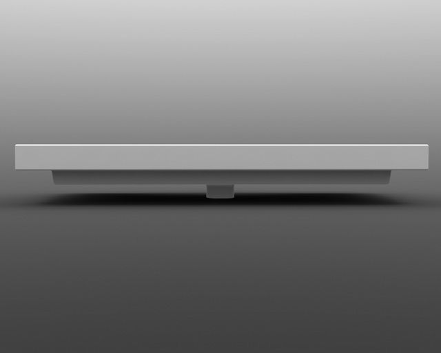 Mueller Single flat meubelwasbak 80x46cm met kraangat