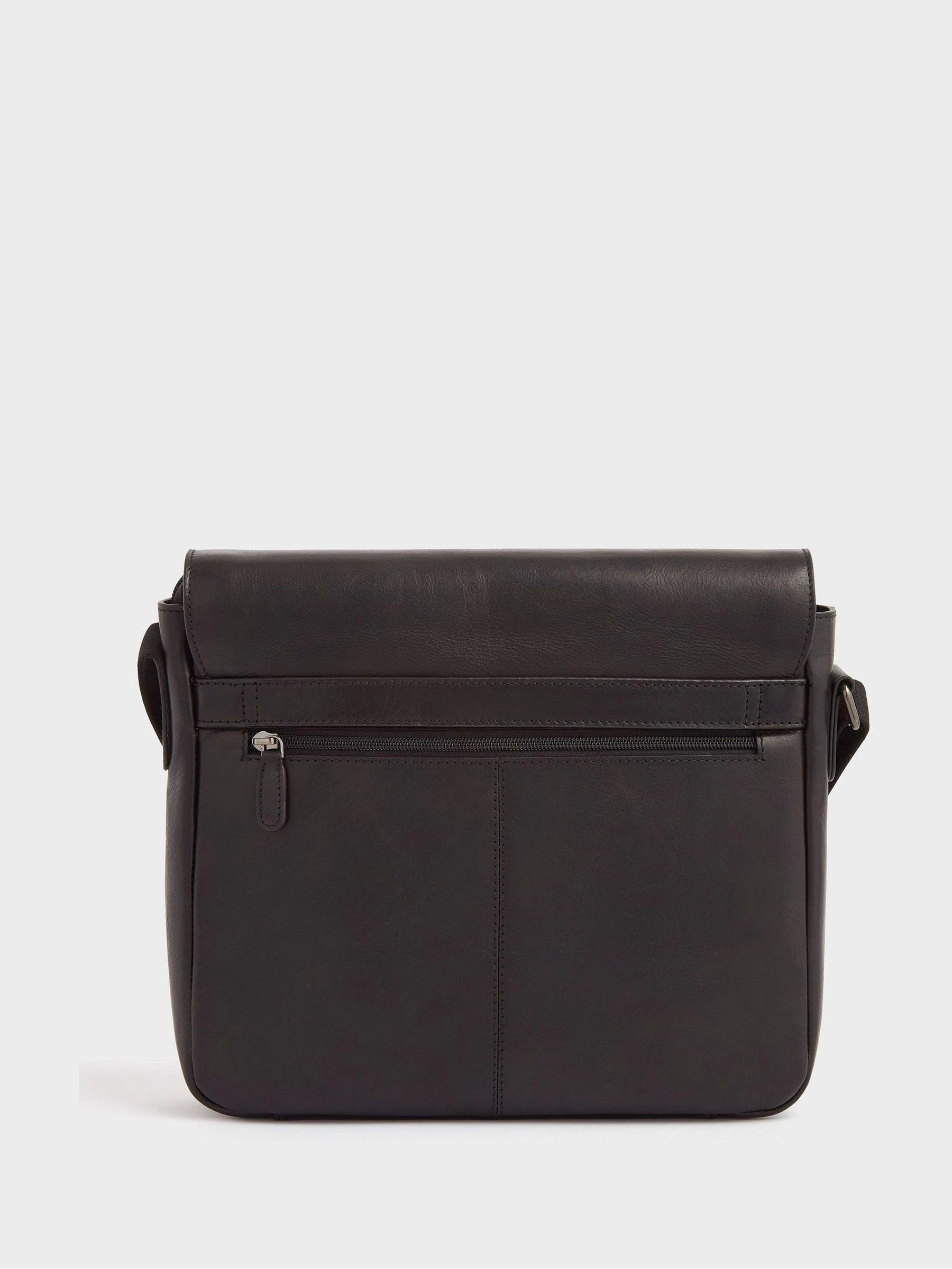 Zwart - OSPREY LONDON - The Brooks - Grote messenger-tas