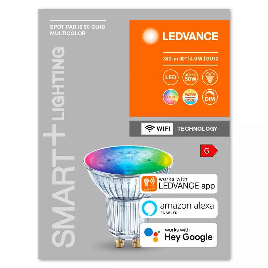 LED-Strahlerform GU10/4,9 Watt/Energie G