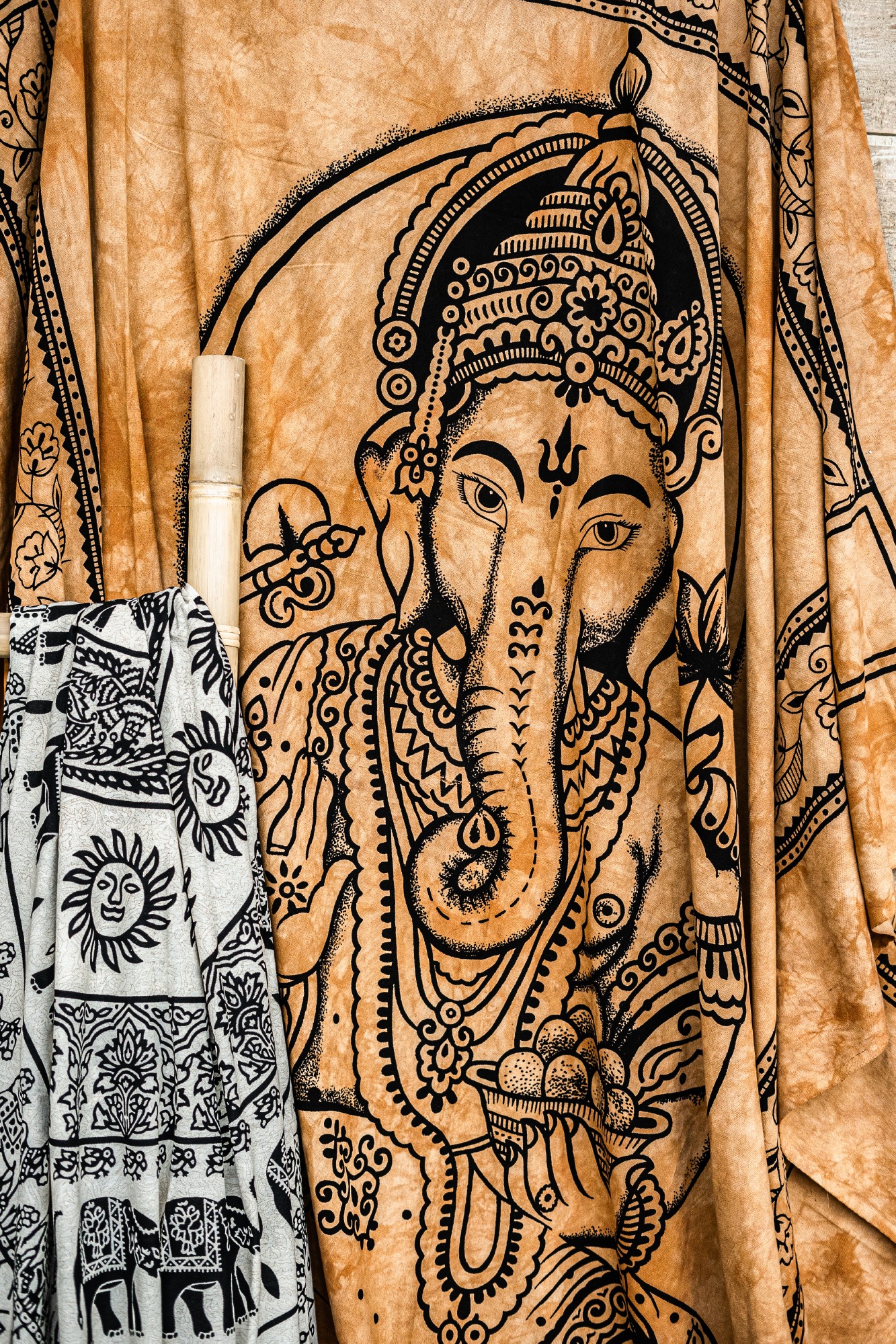 Tagesdecke 'Ganesha', T 210 cm, B 245 cm von fischer's lagerhaus