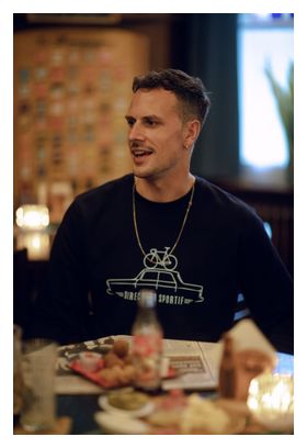 Sweat Unisexe Çois 'Directeur Sportif' Bleu