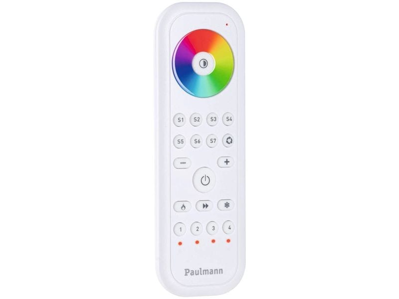Paulmann Fernbedienung Gent 2 Zigbee 3.0 Fernbedienung zur direkten Steuerung von Zigbee 3.0 Lichtprodukten