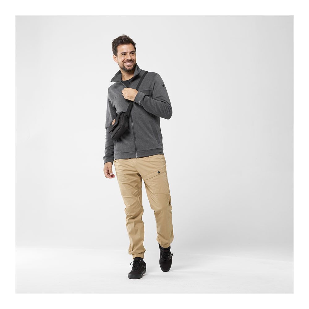 Lafuma ECOLEAF F-ZIP - Polaire Homme anthracite grey