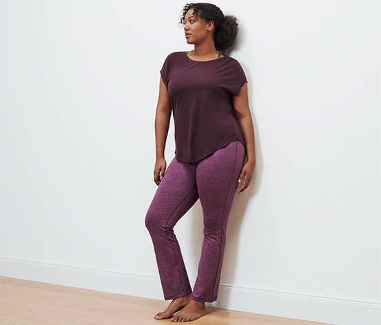 Bodyforming-Sporthose, mauve