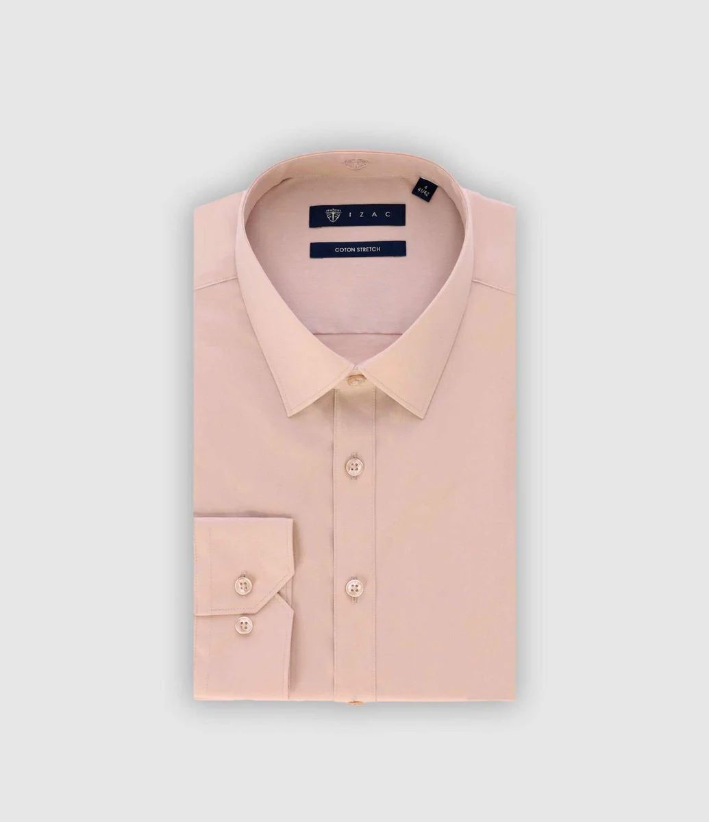 Chemise ville beige MALTE