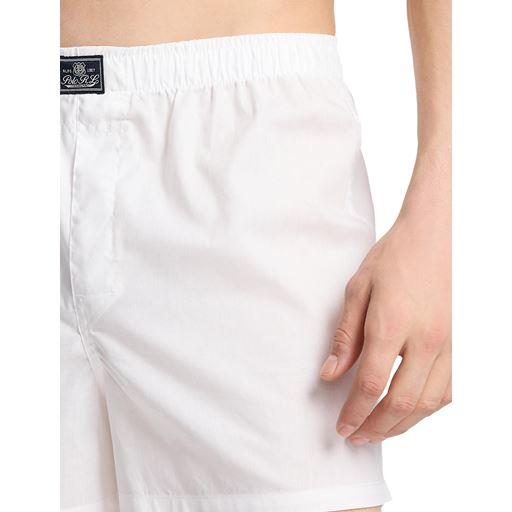 Ralph Lauren Cotton 3-pak Boxershorts, Stripe/White/Est Blue, M