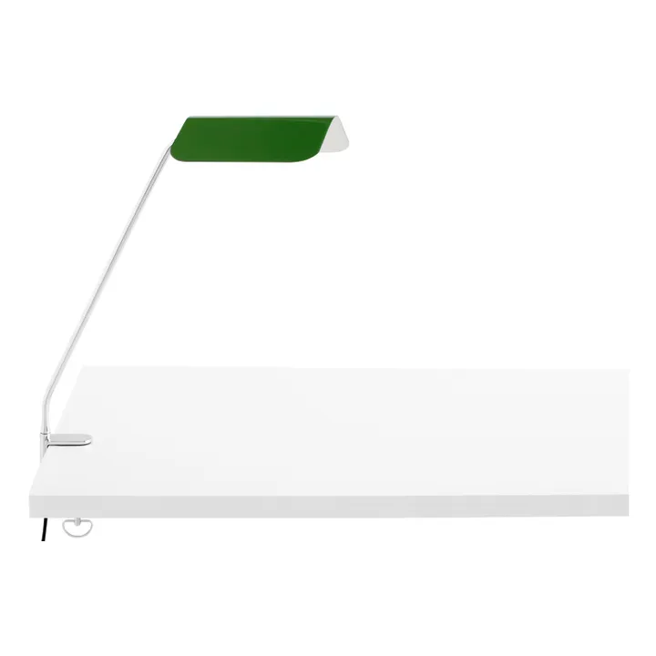 Hay Lampe de bureau à clipser Apex | Vert émeraude