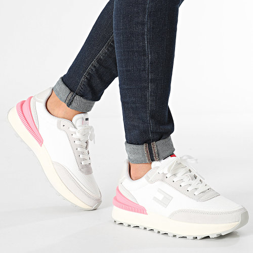 Baskets Femme Tech Runner Essential 2511 Ecru Light Cast Pink