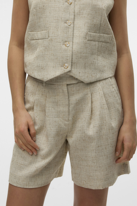 Vero Moda ecru dames korte broek