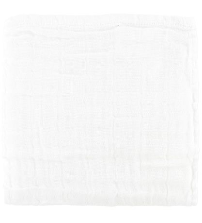 Pippi Baby 4er-Pack Spucktücher - 65x65 cm - Weiß