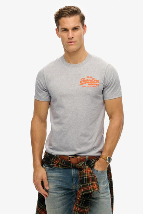 Superdry grijze heren t-shirt