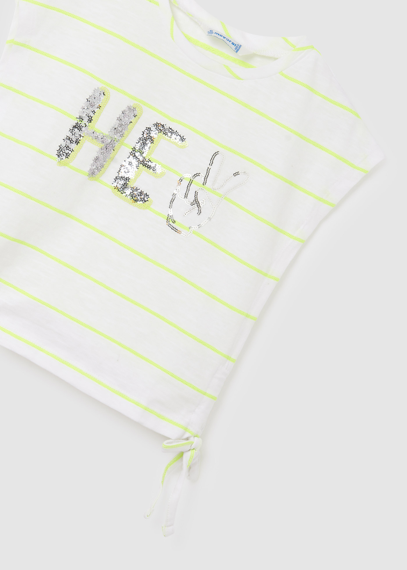 Blusa sem mangas com lantejoulas para meninas