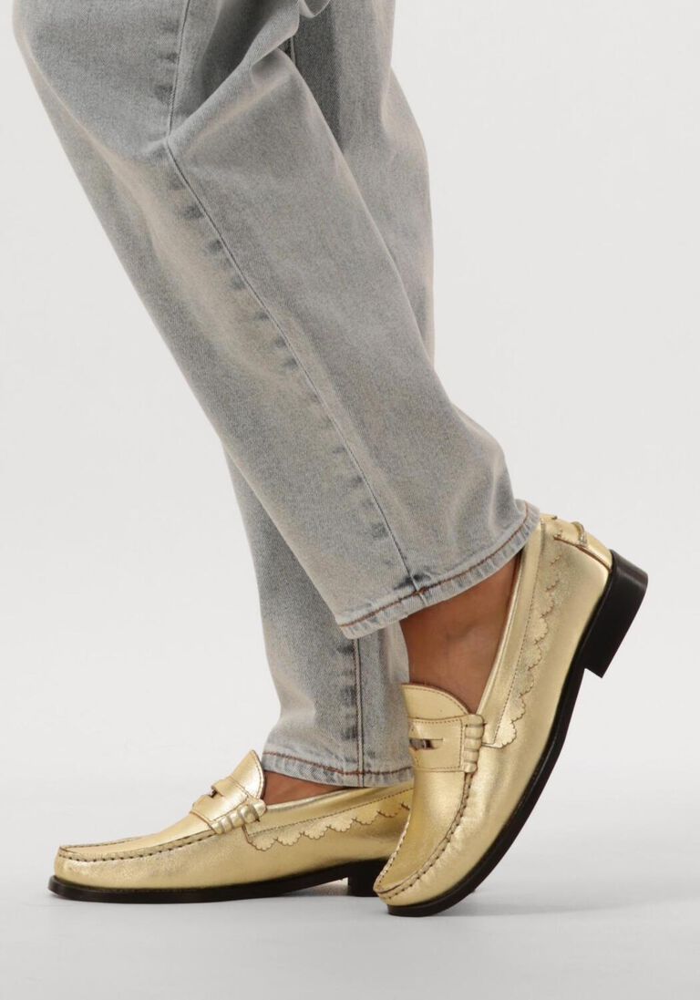 gouden toral loafers coin