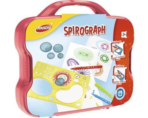 Spirograph creatieve set, 12 stuks in een koffer