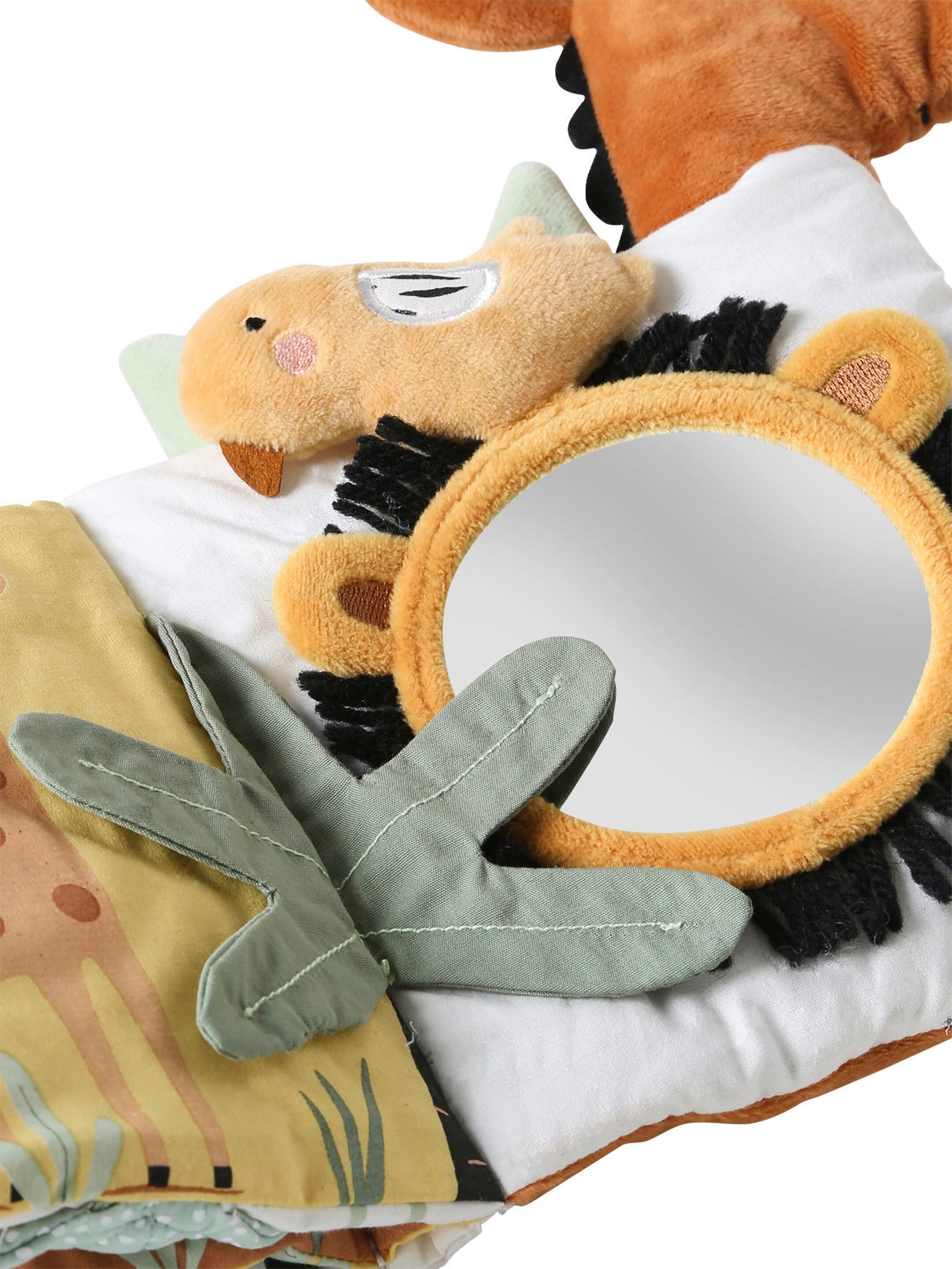 Vertbaudet Baby Activity-Buch TANSANIA, Giraffe braun