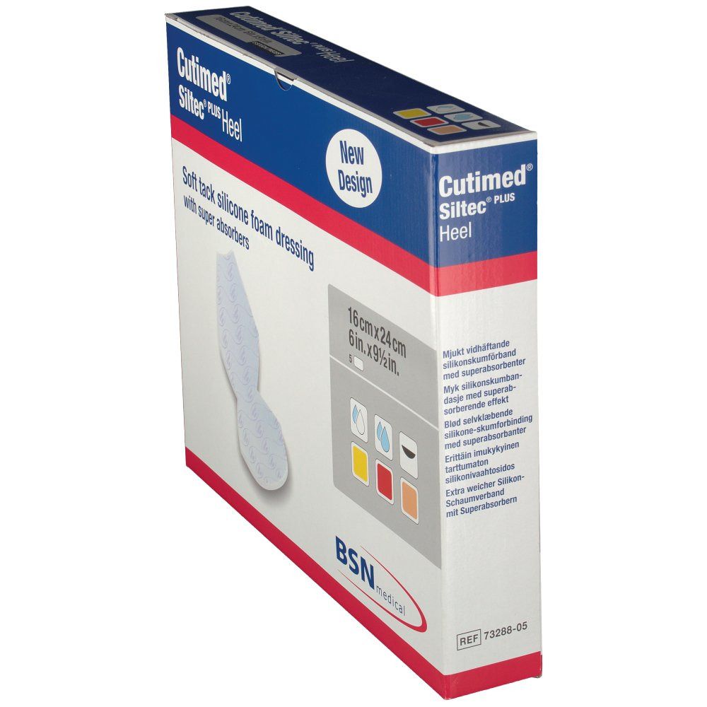 Cutimed® Siltec Heel 3D 16 cm x 24 cm