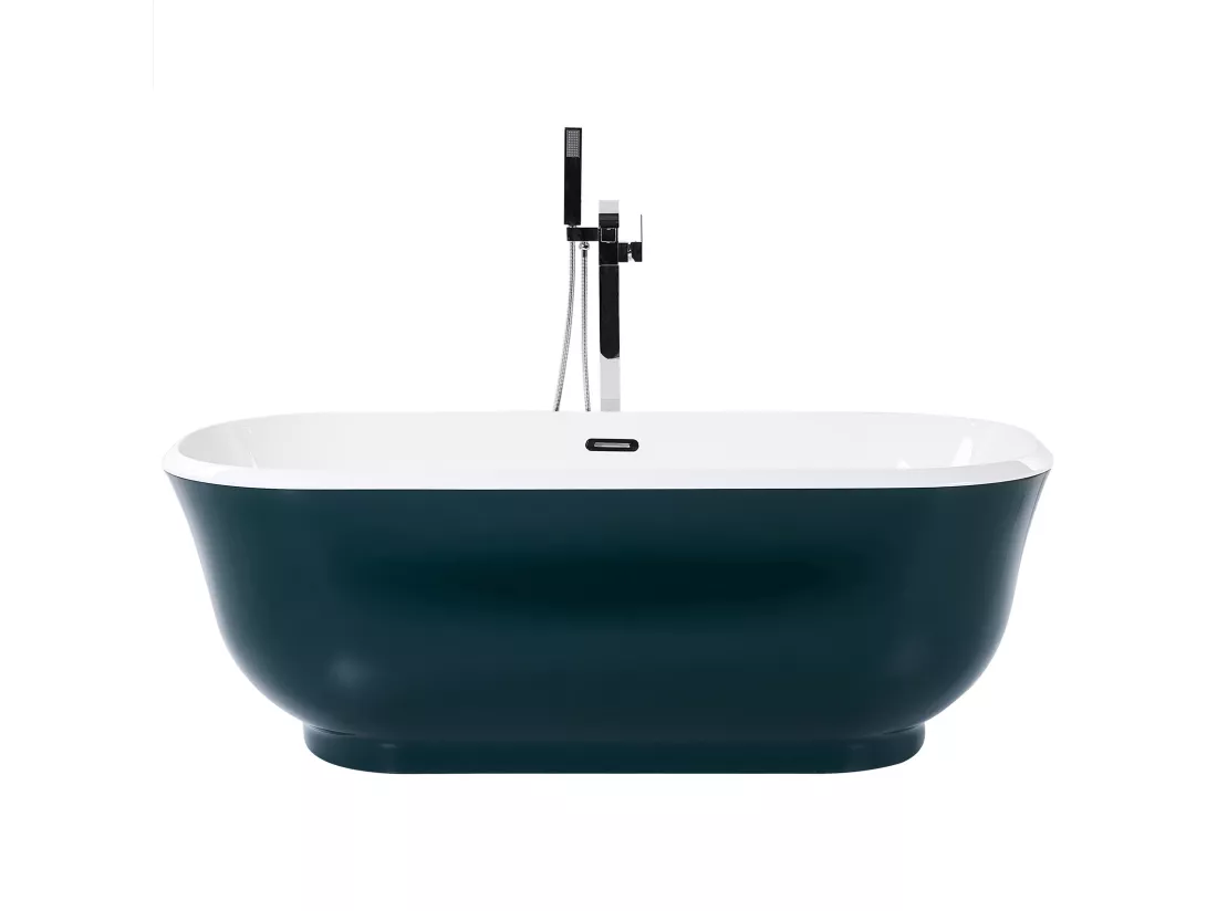Baignoire îlot verte 170 x 77 cm TESORO