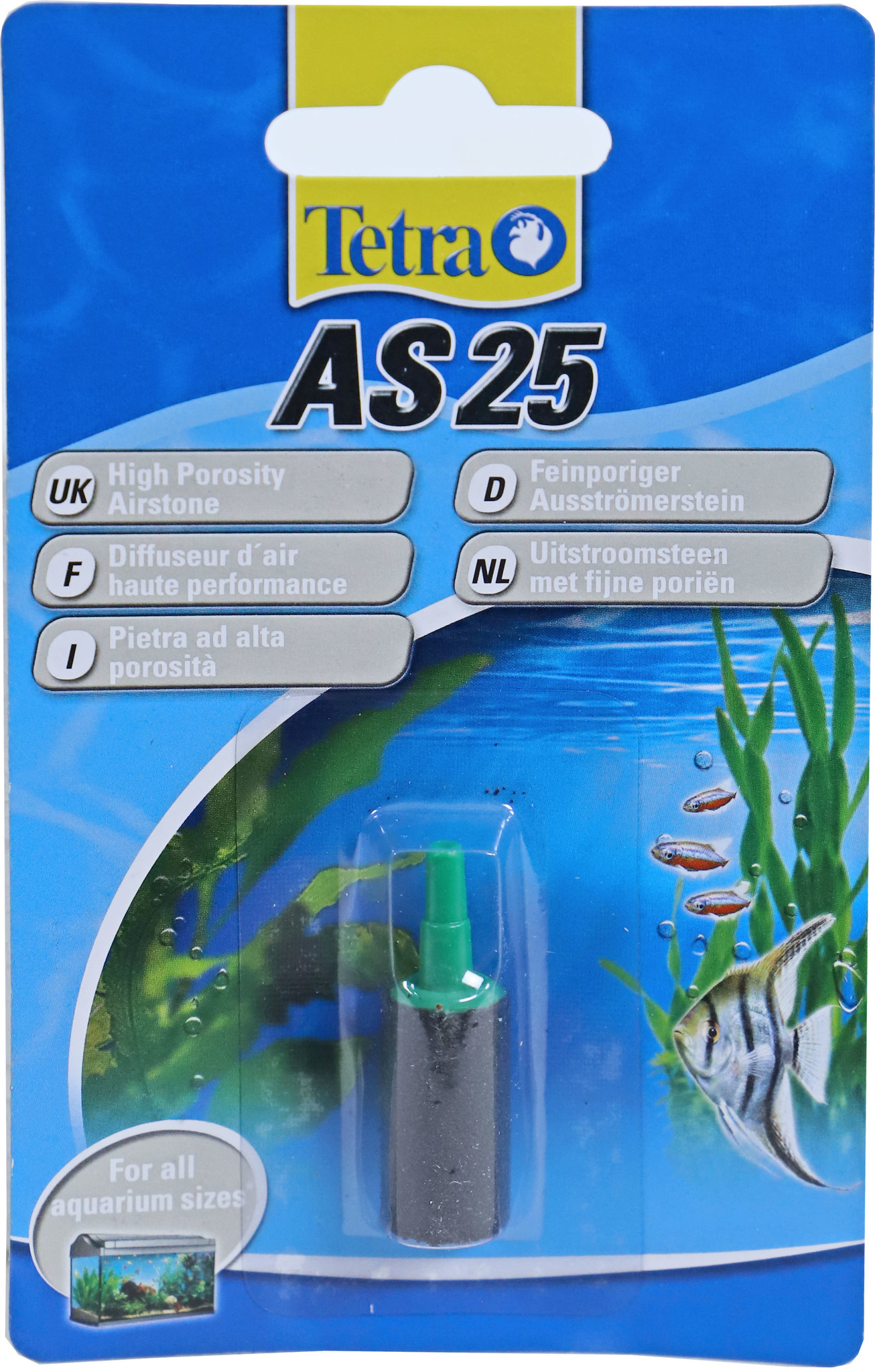 Tetra Uitstroomsteen 2,5cm AS 25 | Luchtsteen