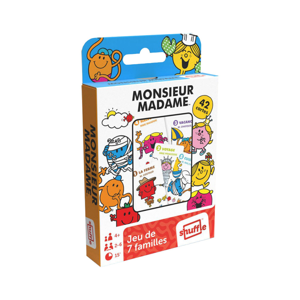 Jeu de 7 Familles - Monsieur Madame