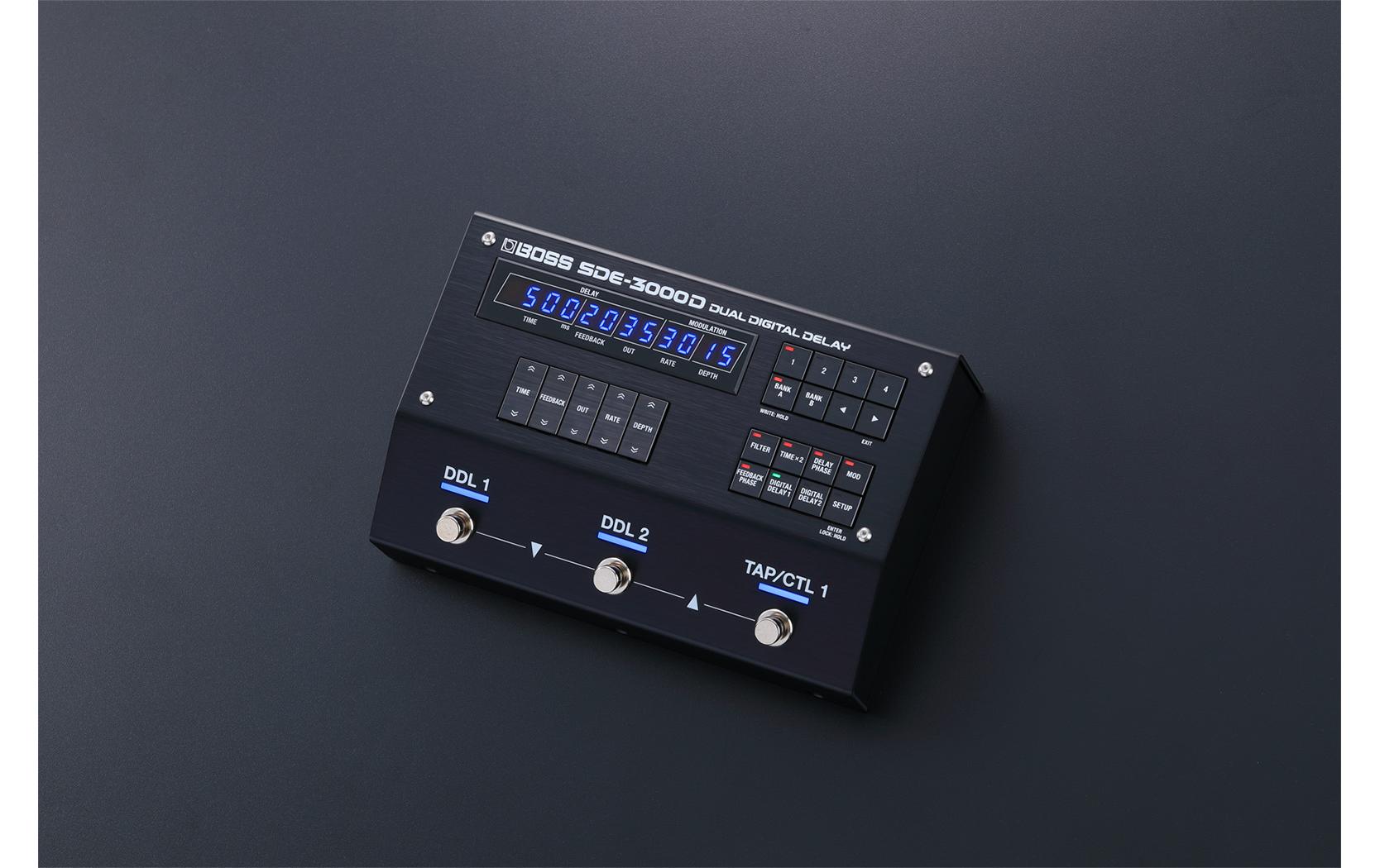 Pedal SDE-3000D<br>Dual-Delay-Pedal wie aus den 80er im Bodentreter-Format
