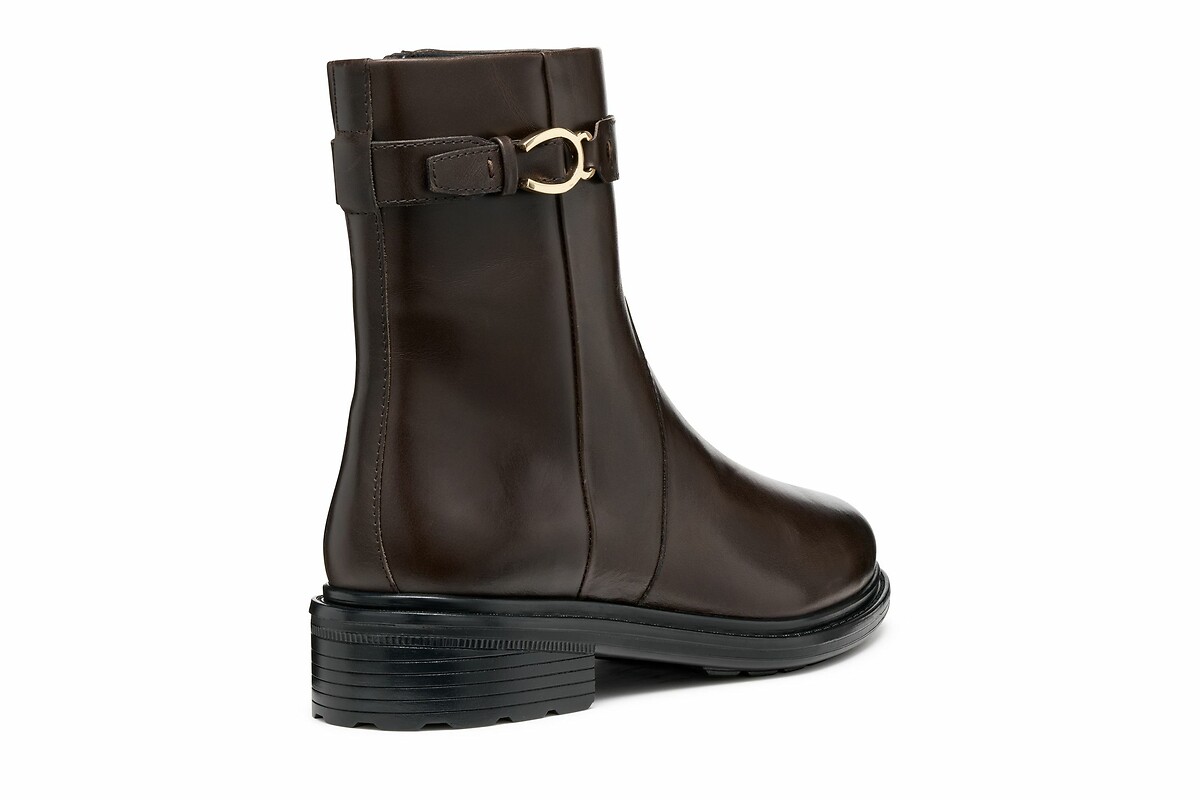 GEOX<br>Botas respiráveis em couro Walk Pleasure