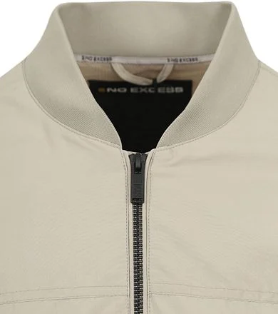 No Excess Jas Bomber Beige 23630217-014 kopen