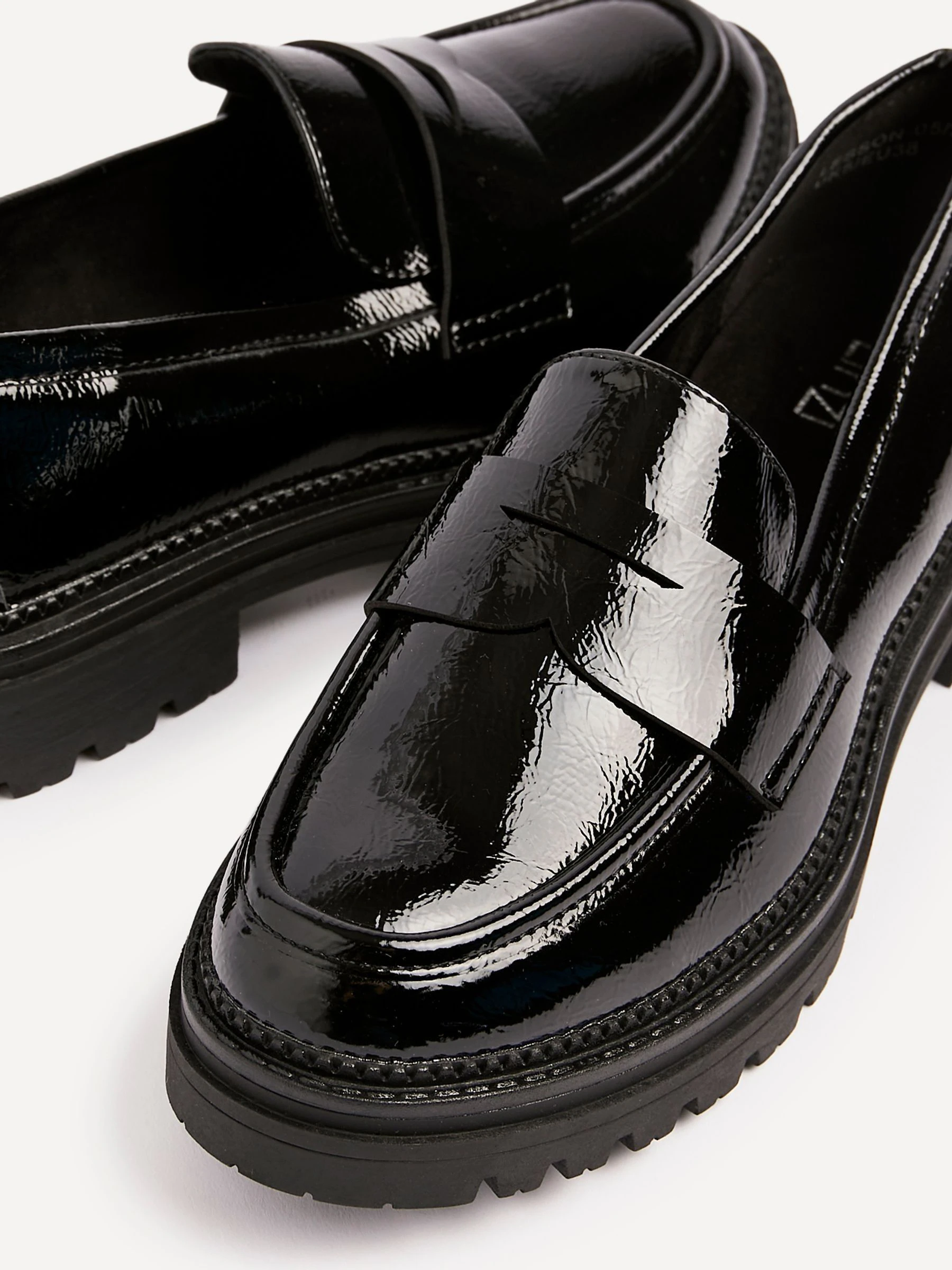 Linzi Lesson Chunky Loafers With Classic Front Tab