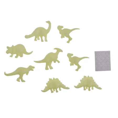 Out of the Blue 3D-Dinosaurier, Glow in the Dark, 8er Set