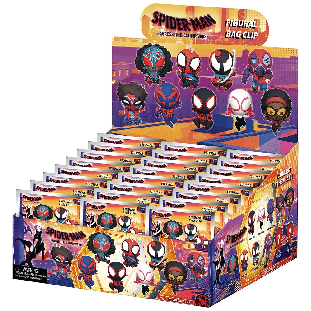 Spider-Man Across the Spider-Verse Taschenclip-Sortiment