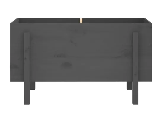 Jardinière bac lit surélevé bois marron 101 x 50 x 57 cm 02_0039314