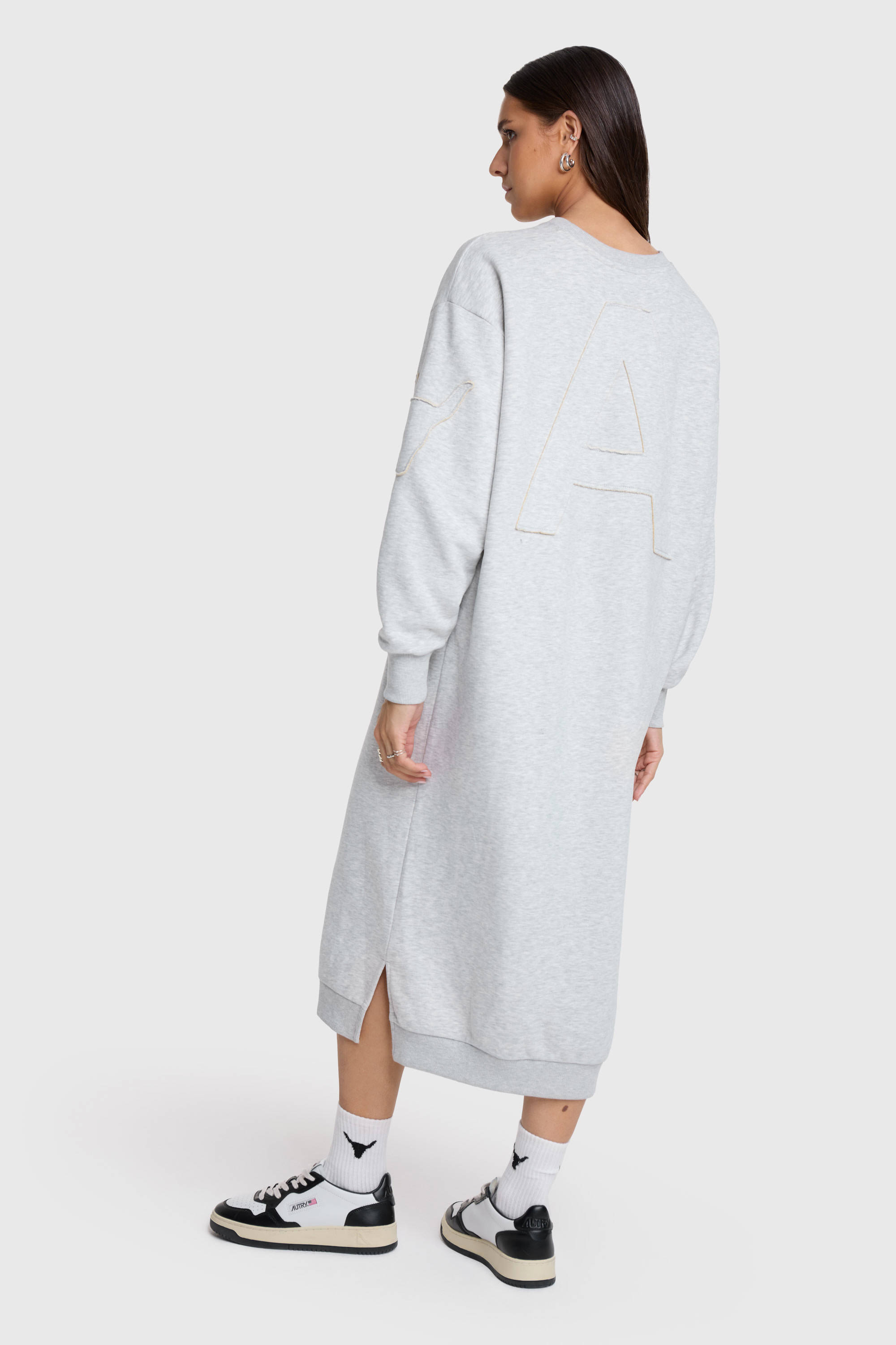 Alix the Label sweatjurk grijs