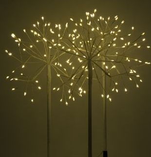Lumineo - White Christmas Mini - Tuinverlichting - 3 Stuks - Solar