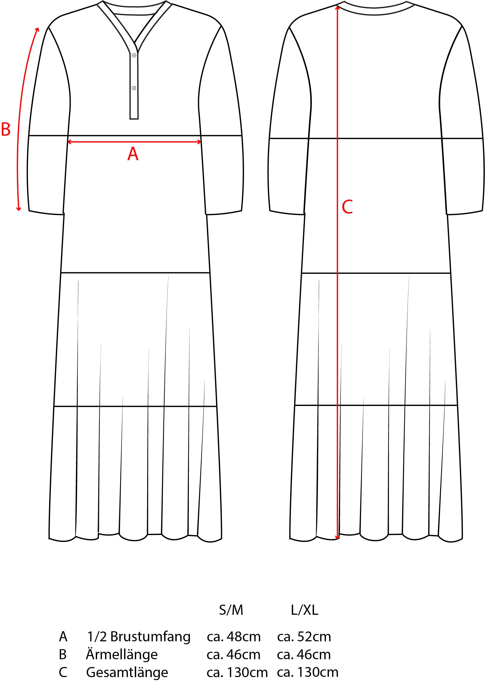 Zwillingsherz Maxikleid »