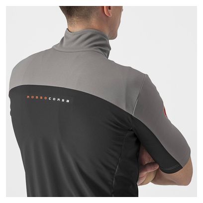 Maillot Manches Courtes Castelli Perfetto RoS 2 Wind Gris Clair/Foncé