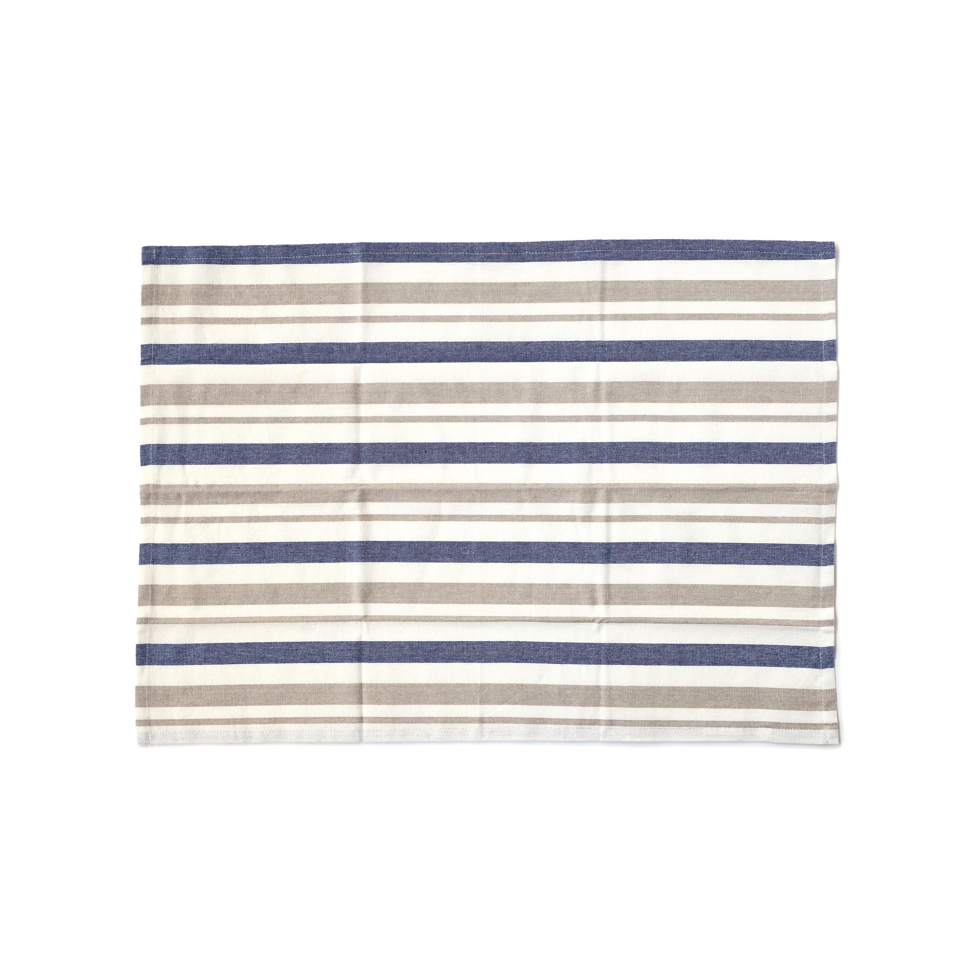 Geschirrtuch grau-blau gestreift, B 50 cm, L 70 cm zu 3,80